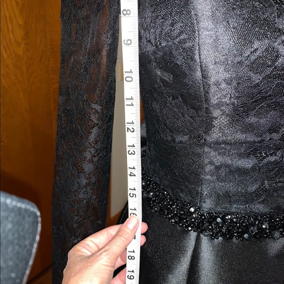 Terik Ediz Black lace gown with bow😻😻 - Picture 3 of 8